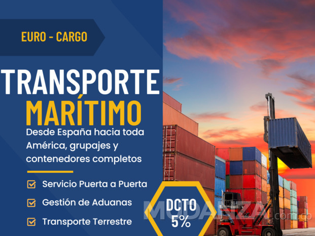 Transporte maritimo a Colombia